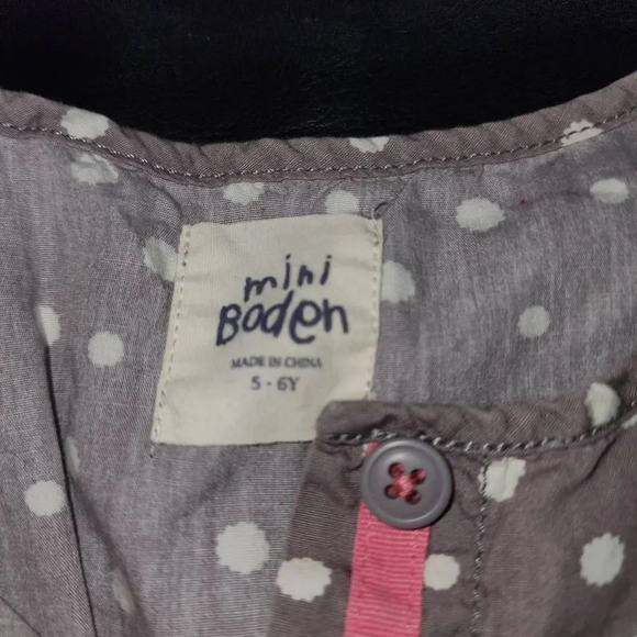 Mini Boden Girls Polka Dot Shorts Romper 5 6 - Picture 4 of 4